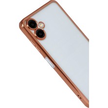 Alvera Collection Galaxy A07 4g Razer Lensli Silikon - Çöl Titanyum