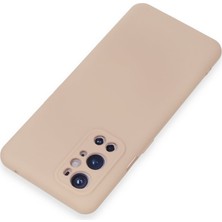 Alvera Collection One Plus 9 Pro Kılıf Nano Içi Kadife Silikon - Pudra