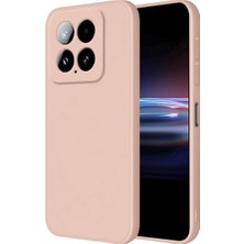 Alvera Collection Mi 14T Pro Kılıf Nano Içi Kadife Silikon - Pudra