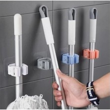 Fredeom Store Yapışkanlı Pratik Mop Tutucu 4 Adet Beyaz