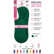 Uğur İnci Uğur Inci Dikişsiz Likralı Penye Bayan Soket Çorap Renkli Seri – Esnek, Yumuşak Dokulu, Günlük Kullanım Sneaker Çorabı 6 Lı Paket