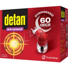 5 Adet Detan 60 Gece Elektrolikit Cihaz + Yedek
