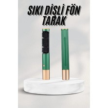 Alkasaz Düzleştirici Fırça Saç Düzleştirici Arada Fön Tarak Taşınabilir