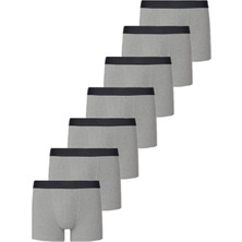 Nacar Store Erkek Pamuklu Likralı 7'li Paket Boxer