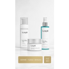 Lucepel Yağlı ve Karma Ciltler Için Temizleme Köpüğü Tonik ve Sebum Dengeleyici Krem 3’lü Bakım Seti