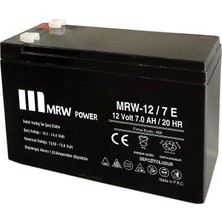 Mervesan 7AH/12V Kurşun/asit Kuru Tip Akü Mrw-12/7 E
