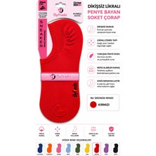 Uğur İnci Uğur Inci Dikişsiz Likralı Penye Bayan Soket Çorap Renkli Seri – Esnek, Yumuşak Dokulu, Günlük Kullanım Sneaker Çorabı 6 Lı Paket