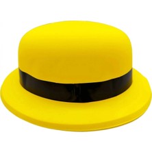 Marsilyan™- Neon Partisi Sarı Renk Melon Plastik Parti Şapkası