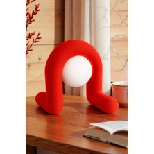 Halo Arc Modern Masa Lambası, Gece Ambians Işığı (25 Cm) Gece Işığı