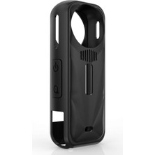 Zoli Koruyucu Silikon Kılıf INSTA360 X5 Aksiyon Kamerası İçin Uyumlu Esnek ve Dayanıklı Malzeme