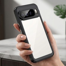 Caseonn Google Pixel 10 Pro Xl Kılıf Kamera Korumalı Darbe Emici Şeffaf Arka Kapak Siyah