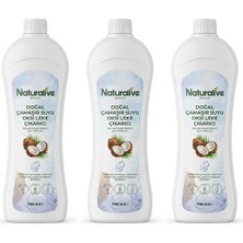 Naturlive Doğal Çamaşır Suyu Leke Çıkarıcı 750 ml Yeni Ambalaj 3 Adet