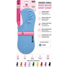 Uğur İnci Uğur Inci Dikişsiz Likralı Penye Bayan Soket Çorap Renkli Seri – Esnek, Yumuşak Dokulu, Günlük Kullanım Sneaker Çorabı 6 Lı Paket