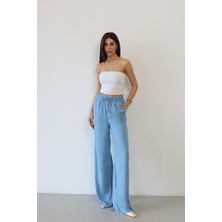Lacarino 8298 Kadın Palazzo Jean Pantolon