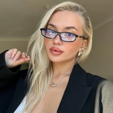 Premini Mavi Işık Koruyucu Unisex Optik Gözlük, Değişebilir Camlar, 52-17-139