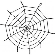 Marsilyan™- Halloween Cadılar Bayramı Örümcek Ağ Dekor Siyah 1.5 Metre