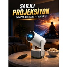 Alkasaz Şarjlı Projeksiyon Evinizde Sinema Keyfi Sunar