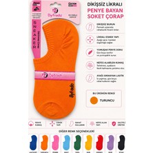 Uğur İnci Uğur Inci Dikişsiz Likralı Penye Bayan Soket Çorap Renkli Seri – Esnek, Yumuşak Dokulu, Günlük Kullanım Sneaker Çorabı 6 Lı Paket