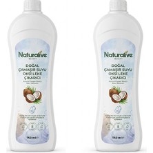 Naturlive Doğal Çamaşır Suyu Leke Çıkarıcı 750 ml Yeni Ambalaj 2 Adet