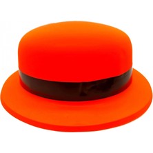 Marsilyan™- Neon Partisi Turuncu Renk Melon Plastik Parti Şapkası