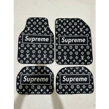 Supreme Dekor Oto Halı Paspas Takımı Siyah Her Araca Uyumlu