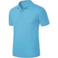 Nacar Store Unisex Polo Yaka Kısa Kol Okul T-Shirt