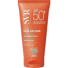SVR Sun Secure Blur SPF50+ Koruyucu Parfümsüz Güneş Kremi 50 ml Hafif Doku ile Yüz ve Vücut İçin
