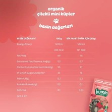 Solmazlar Online Mey Ithalat® Organik Çilekli Glutensiz Vegan Mini Küpler 30 gr