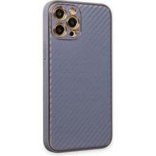 Nacario Iphone 12 Kılıf Coco Karbon Silikon - Gri