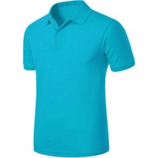 Nacar Store Unisex Polo Yaka Kısa Kol Okul T-Shirt