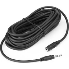 BK Teknoloji 10 Metre 3.5mm Stereo Ses Uzatma Kablosu Erkek Dişi Aux Uzatma Kablosu