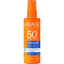 Uriage Bariesun SPF50+ Yüz ve Vücut Için Parfüm Içermeyen Güneş Koruyucu Sprey 200 ml - Yüksek Koruma Faktörlü Güneş Bakımı