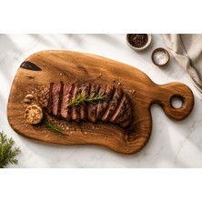 Kök Lüks El Yapımı Ceviz Ağacı Steak ve Sunum Tahtası