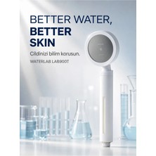 Watalina Filtreli Duş Başlığı Pas Kireç Larva Giderici Beyaz LAB900T-WH
