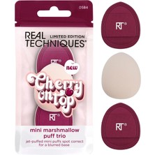 Real Techniques Marshmallow 3'lü Mini Puff Seti - Pürüzsüz Uygulama Yumuşak Sünger