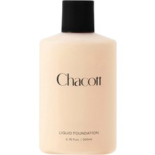 Chacott Liquid Foundation Face & Body Large 305 Natural Fondöten 200 ml - Doğal Kapatıcılık Uzun Süre Kalıcı