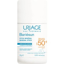 Uriage Bariseun SPF50+ Yüksek Koruma Faktörlü Mineral Stick Güneş Koruyucu 18 gr - Yüksek Koruma Faktörlü Güneş Bakımı
