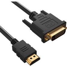 BK Teknoloji HDMI To DVI Kablo Çift Yönlü Dvı-D (24+1/24+5) Destekli 1.5 Metre