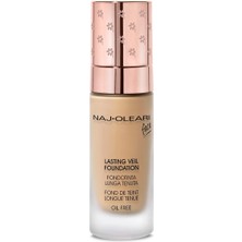 Naj Oleari Lasting Veil Foundation Wicker 04 Likit Fondöten 20 ml - Doğal Kapatıcılık Uzun Süre Kalıcı