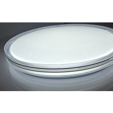 Lena Teknik Sıva Üstü LED Panel 45W Dekoratif Armatür Dantel 49 cm (Beyaz Işık 6500K)