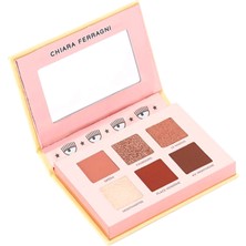 Chiara Ferragni Paris Brown Eyeshadow Palette Göz Farı Paleti 4,3 gr - Yüksek Pigmentli Kalıcı Göz Farı