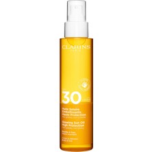 Clarins SPF30 Güneş Koruyucu Vücut Yağı 150 ml - Yüksek Koruma Faktörlü Güneş Bakımı