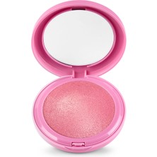 Naj Oleari Shade & Shine Luminous Blush 02 Petal Pink Parlak Bitişli ve Işıltılı Allık - Doğal Canlı Renk Allık