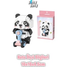 Solmazlar Online Mey Ithalat® LZ8801 Panda Scooter Block Oyuncak 320 Parça
