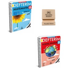 Arı Yayıncılık Arı 6. Sınıf Matematik ve Sosyal Bilgiler Defterim + Telefon Standı