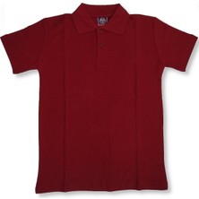 Nacar Store Unisex Çocuk Polo Yaka Kısa Kol Okul T-Shirt