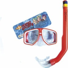Bestway Çocuklar Için Renkli Pvc Maske ve Snorkel Seti, Deniz ve Havuz Macerası