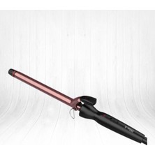 Empressco Ceramic Coated Rose Gold 19MM Profesyonel Saç Maşası, Şık ve Güçlü Performans