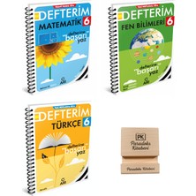 Arı Yayıncılık Arı 6. Sınıf Matematik Fen Bilimleri ve Türkçe Defterim 3lü Set + Telefon Standı