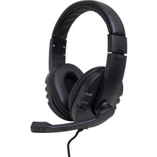 KSB Store Hello 3.5 mm Stereo Kablolu Ledli Mikrofonlu Siyah Gaming Oyuncu Kulaklık HL-5351